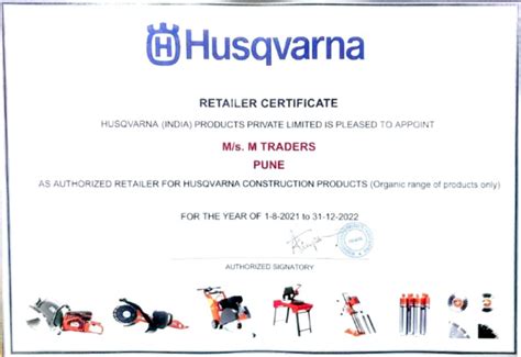husqvarna dating certificate